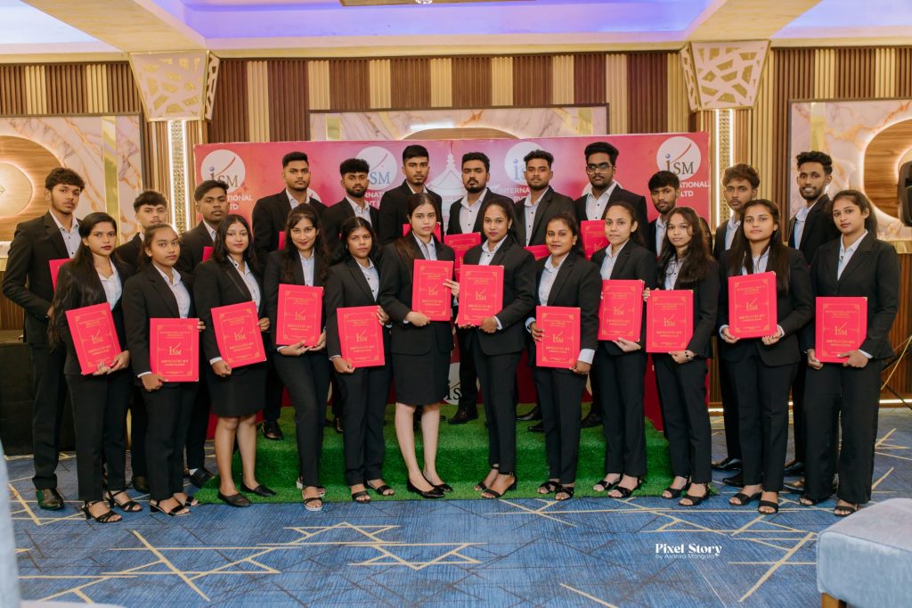 ISM October 2026 intake students at the COE certificate ceremony